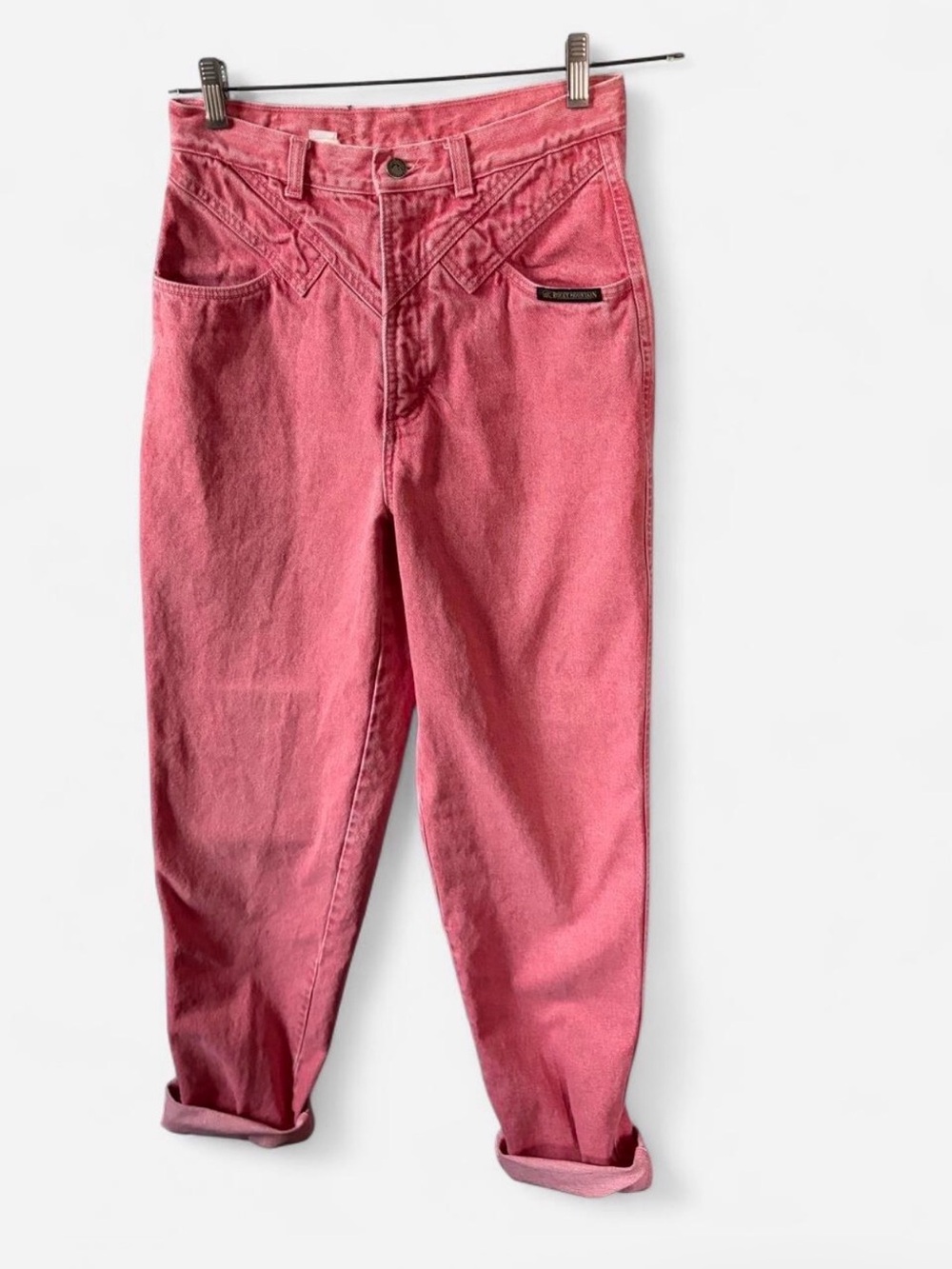 Vintage pink high waist, tall jeans. 8-25